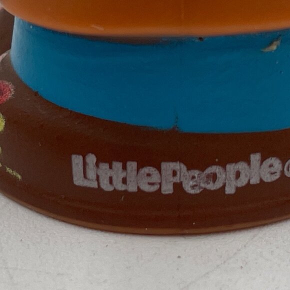 Little People Cowboy Hat Holding Chicken Figurine Toy 3” - Picture 6 of 7